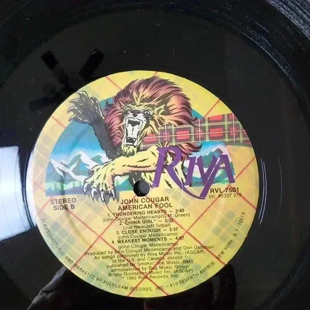 American Fool John Cougar* vinyl album Hauppauge pressing 53 - Picture 6 of 7